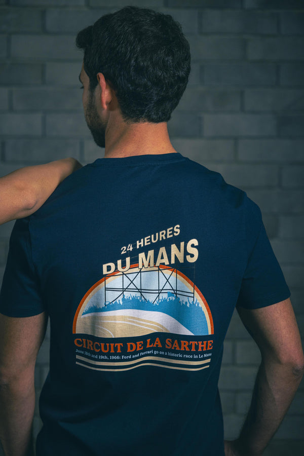 Trackside Tee - Navy