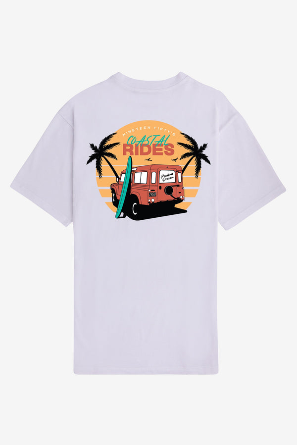 Route 110 Oversized T-Shirt - White