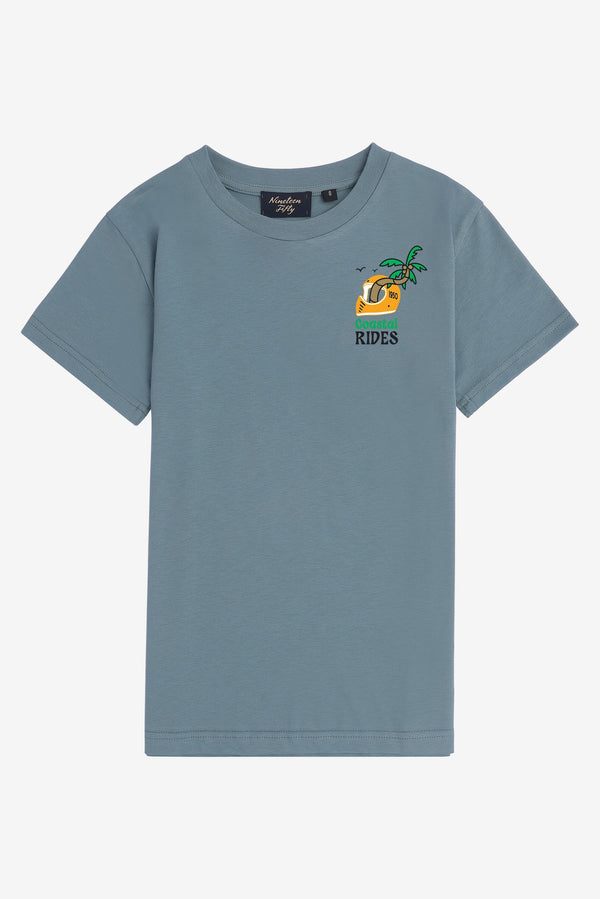 Jr. Coastal Drive T-Shirt - Blue