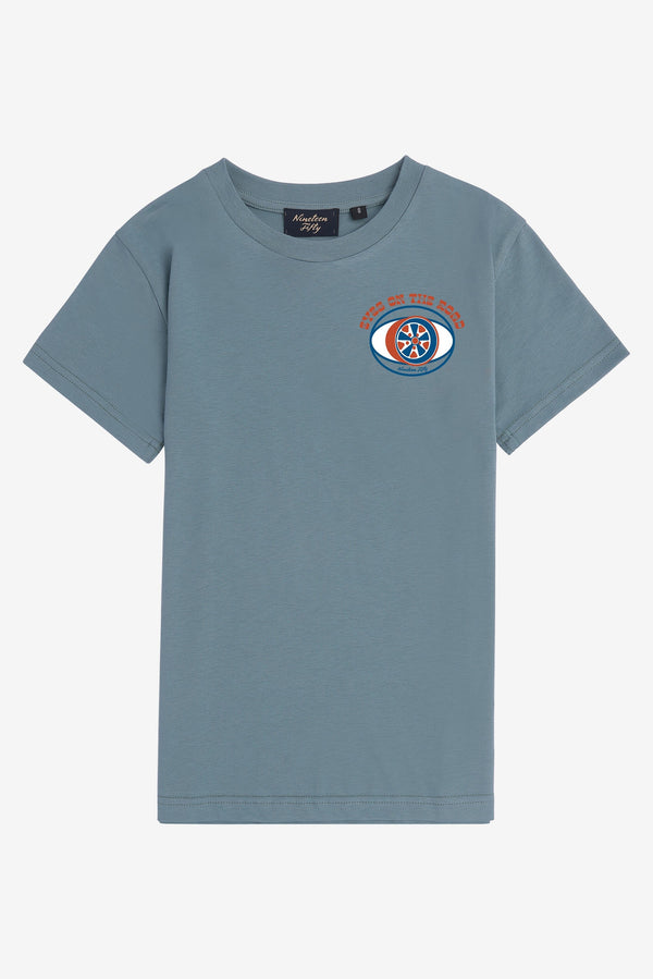 Jr. Palm Wheels T-Shirt - Blue