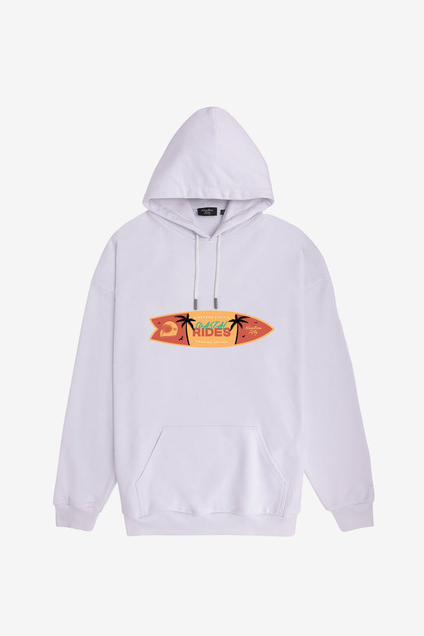 Route 110 Oversized Hoodie - White