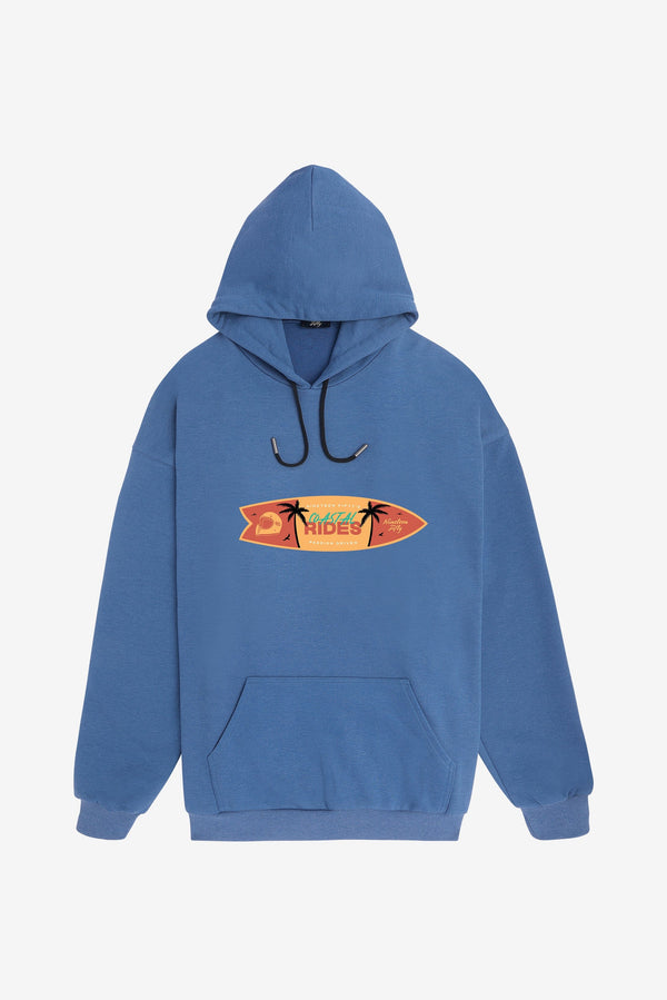 Route 110 Oversized Hoodie - Blue