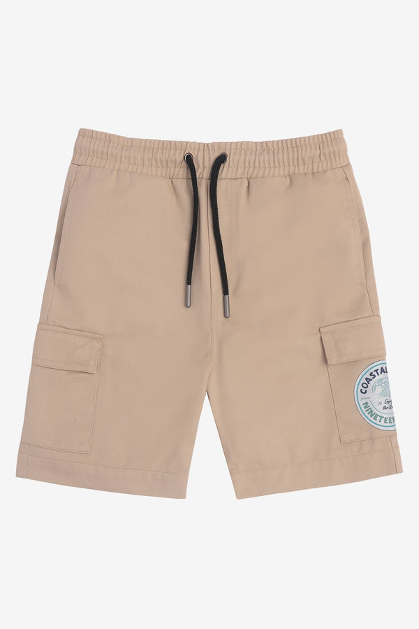 Jr. Cargo Shorts - Beige