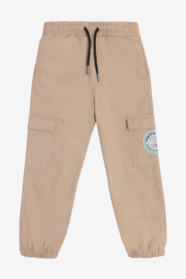 Jr. Cargo Pants - Beige