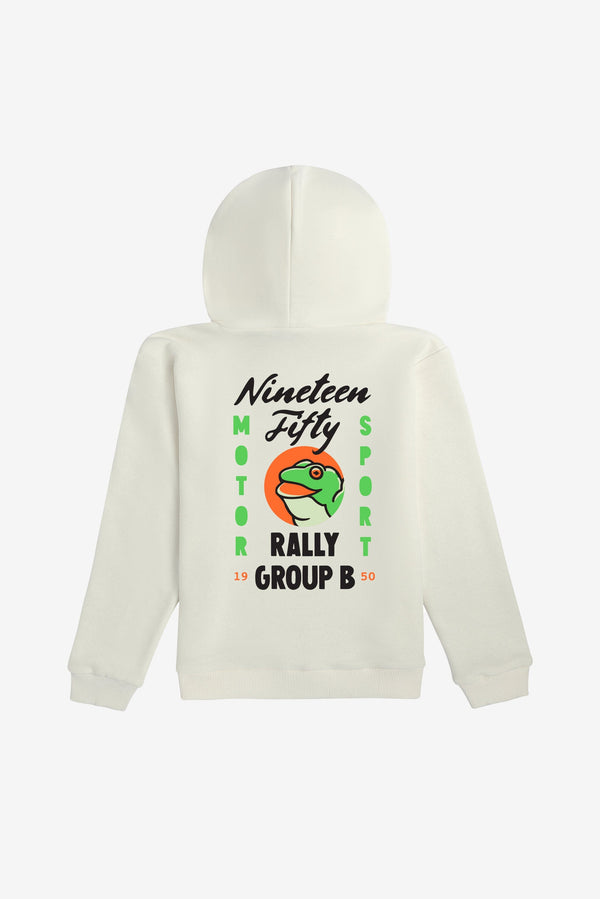 Jr. Motorsport Hoodie - White