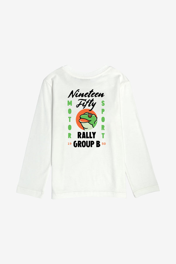 Jr. Motorsport Tee - White