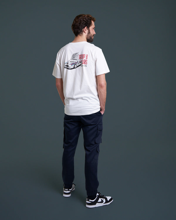 037 V-Neck Tee - White