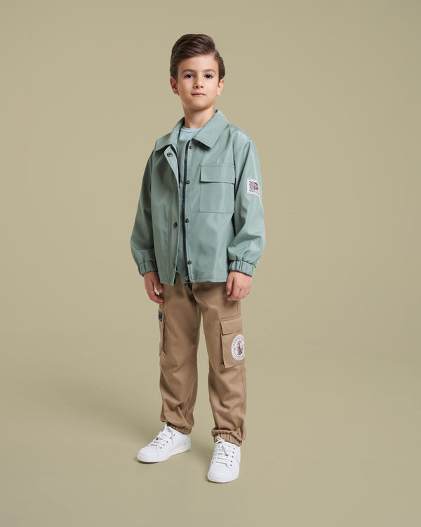 Jr. Group B Cargo Pants - Beige