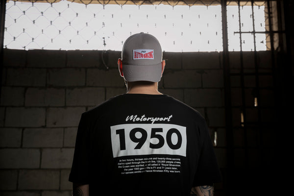 Auto Racing Cap - Beige