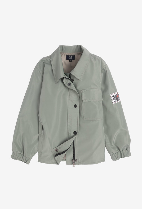 Jr. Impermeable Lightweight Jacket - Mint
