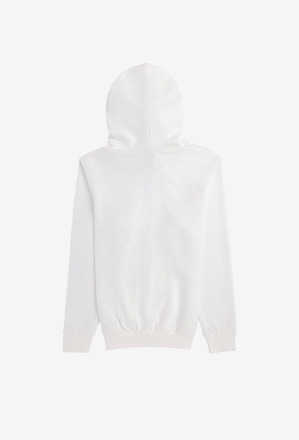 Patch Hoodie - White