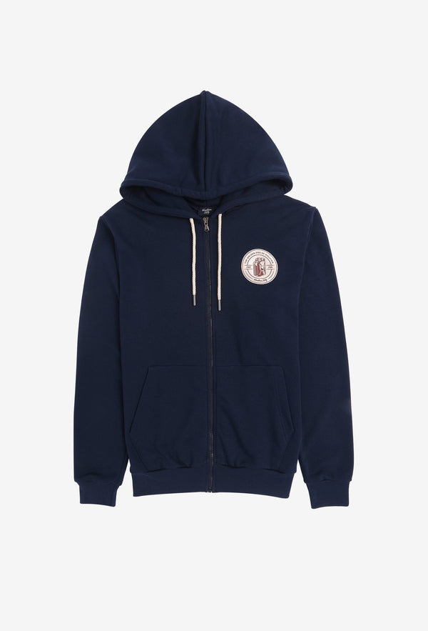 Patch Hoodie - Navy Blue