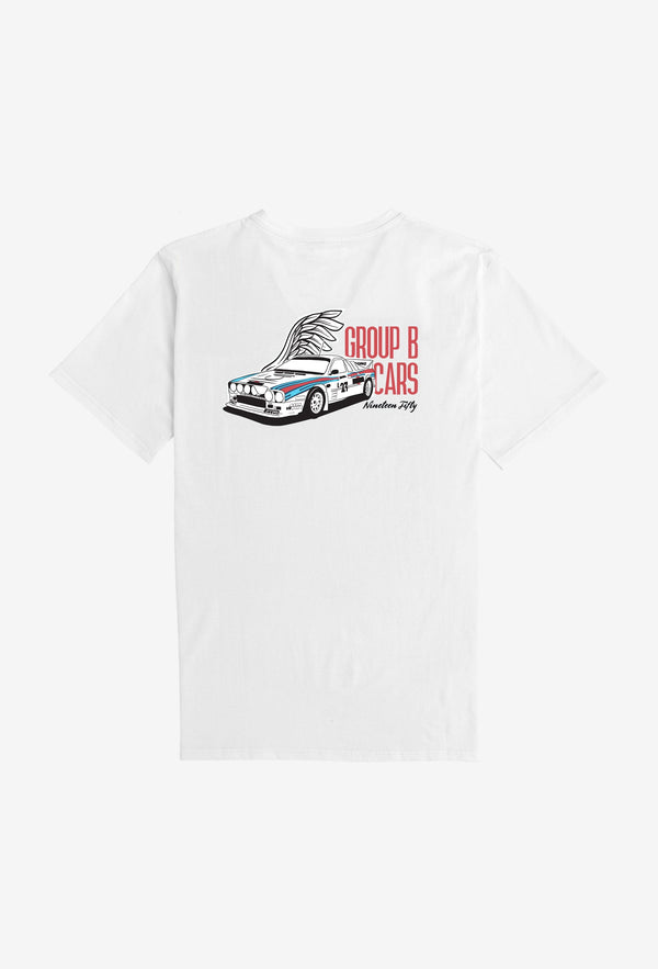 037 V-Neck Tee - White