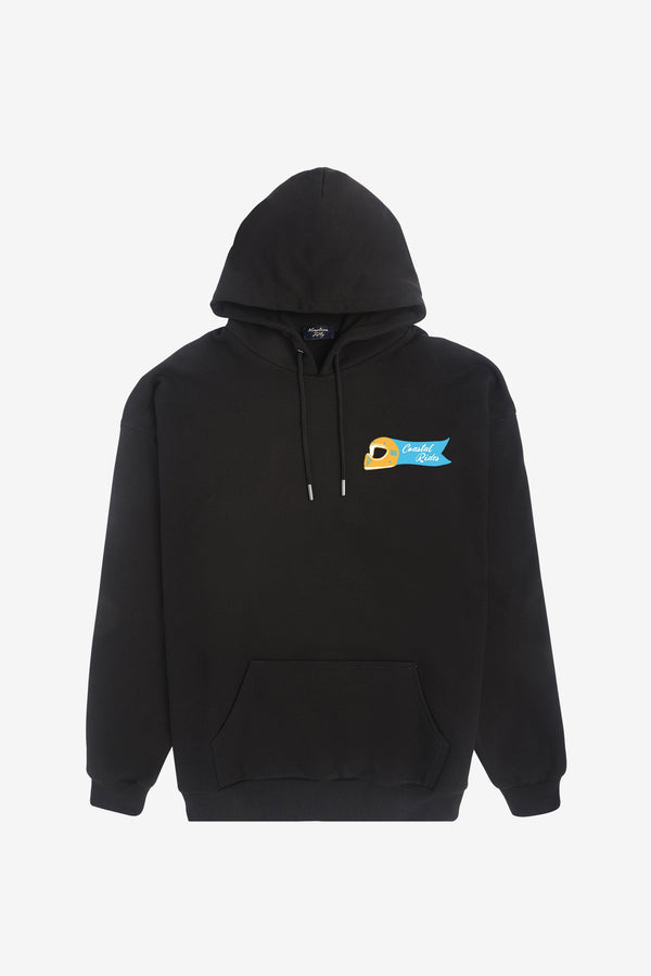 Sand Rider Oversized Hoodie - Black